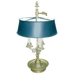 A Louis XVI Style Bronze Bouillotte Lamp,