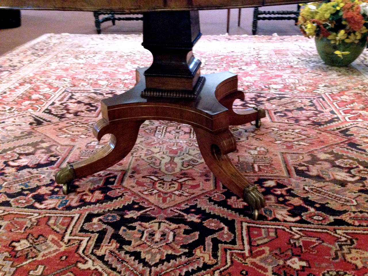 English Regency Rent Table at 1stdibs