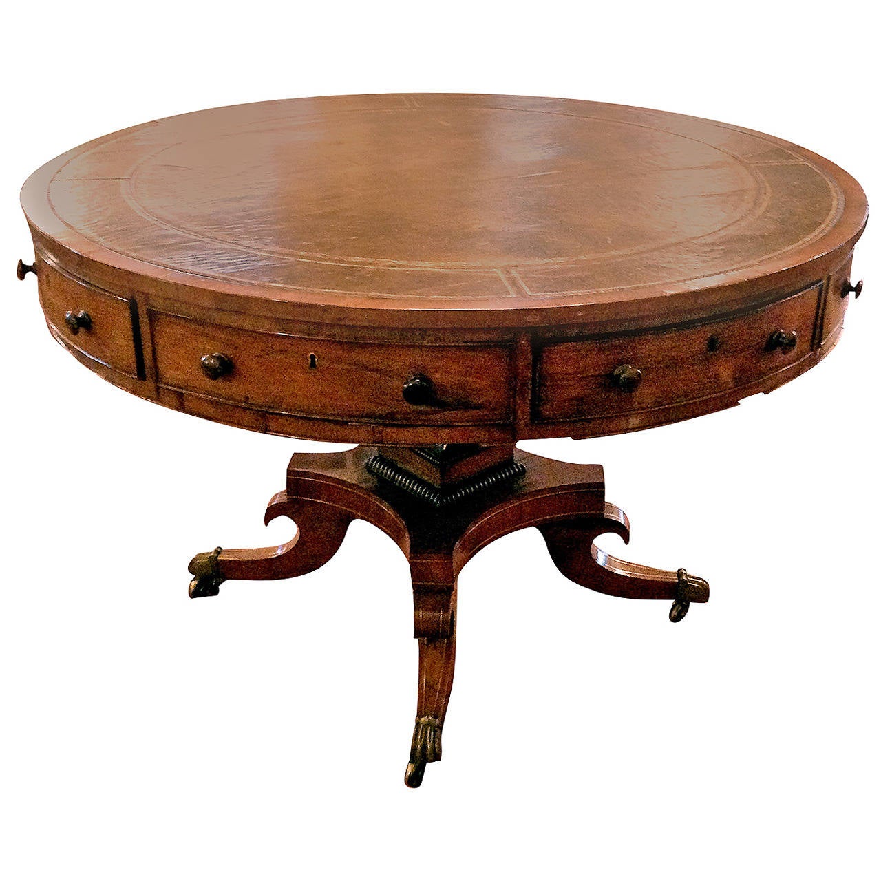 English Regency Rent Table at 1stdibs