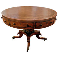 Antique English Regency Rent Table