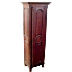 Antique Charming Diminutive French Provincial Walnut Cabinet