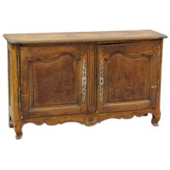 Antique Rare 18th Century Walnut Two Door Cabinet