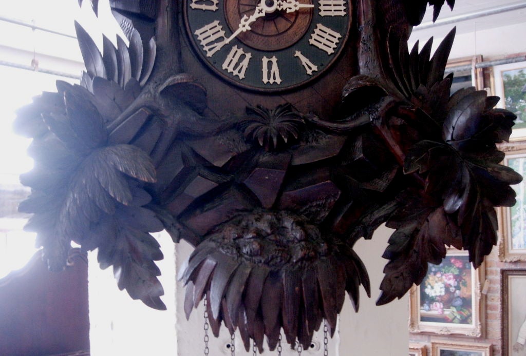 black cuckoo clock