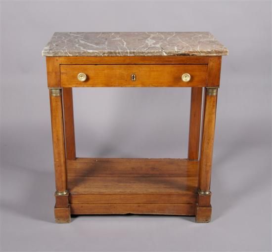 EARLY 19TH CENTURY FRENCH EMPIRE CONSOLE
