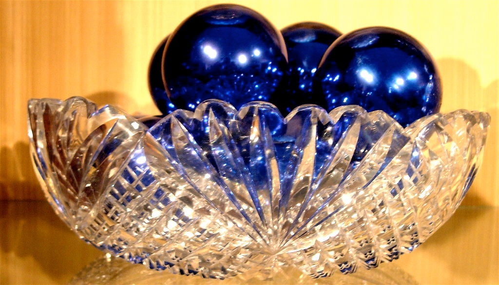 A Collection Of American Brilliant Cut Glass Bowls In Excellent Condition In Buchanan, MI