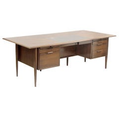 Teak Danish Modern Partner's Desk