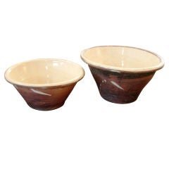Two Graduated French Bread Dough Bowls 5
