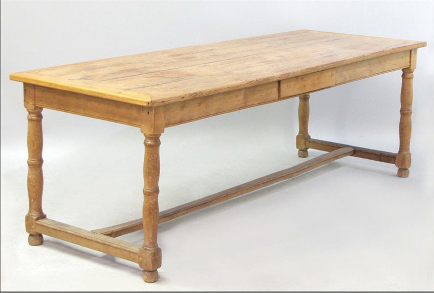 18TH CENTURY PINE FRENCH FARM TABLE