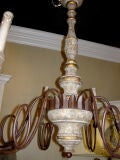Charming Pair of Italian 18th Century Style Six-Arm Chandeliers In Excellent Condition In Buchanan, MI
