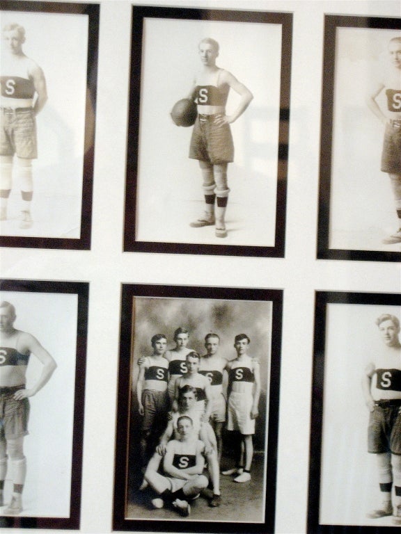 Collection of Early 20th Century Sporting Photographs In Good Condition For Sale In Buchanan, MI