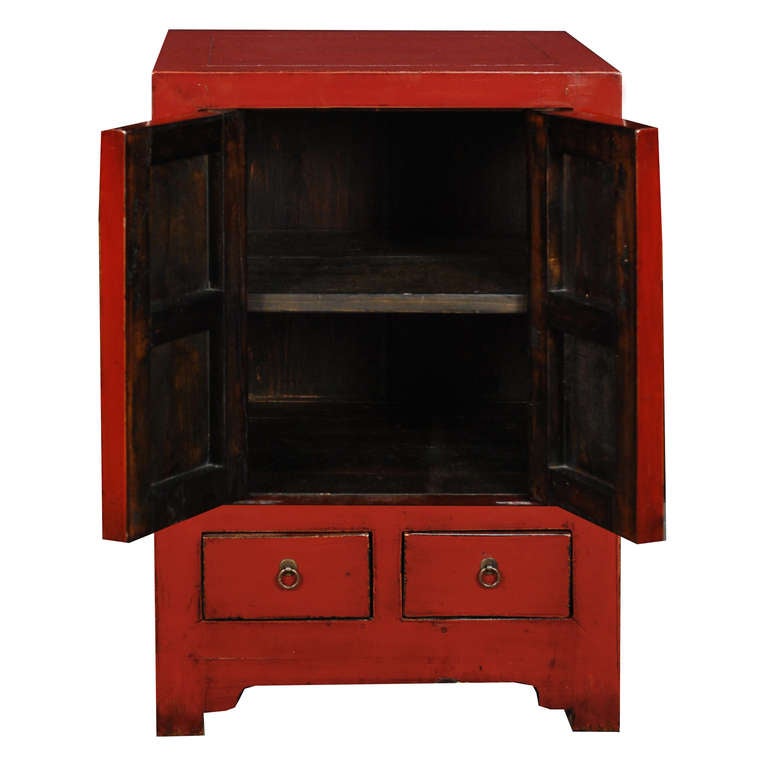 Early 20th Century Chinese Red Lacquer Chest
