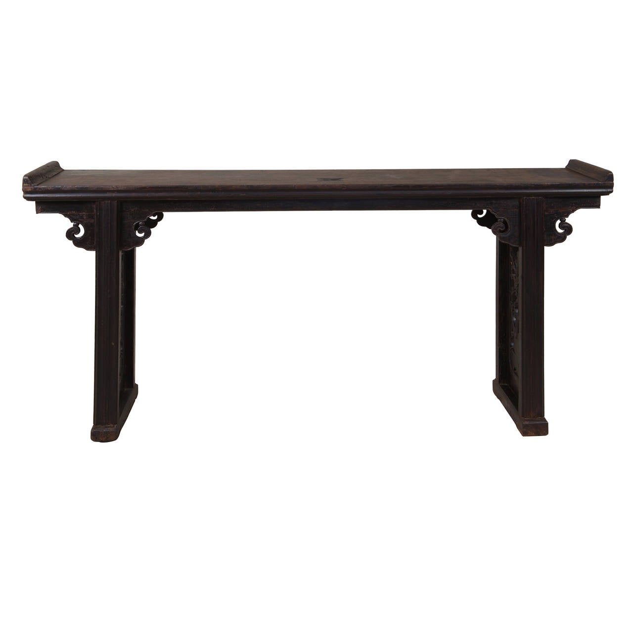 Plank Top Flanked Altar with Cherry Blossom Branches