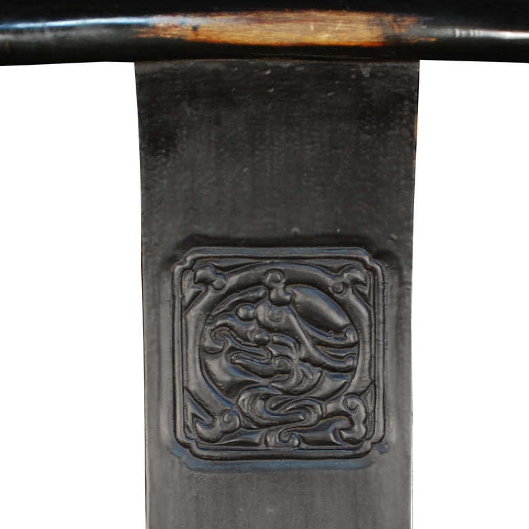 19th Century Chinese Black Guanmaoyi Chair 1