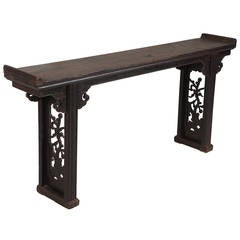 Plank Top Flanked Altar with Cherry Blossom Branches