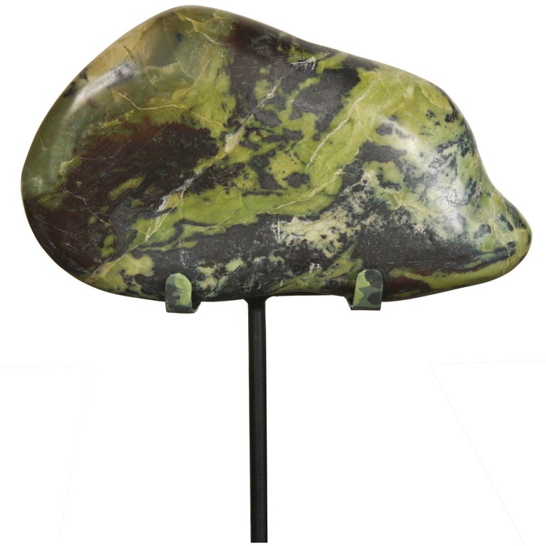 Chinese Meditation Stone on Stand