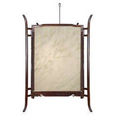 Early 20th Century Chinese Lantern with Marble Panels