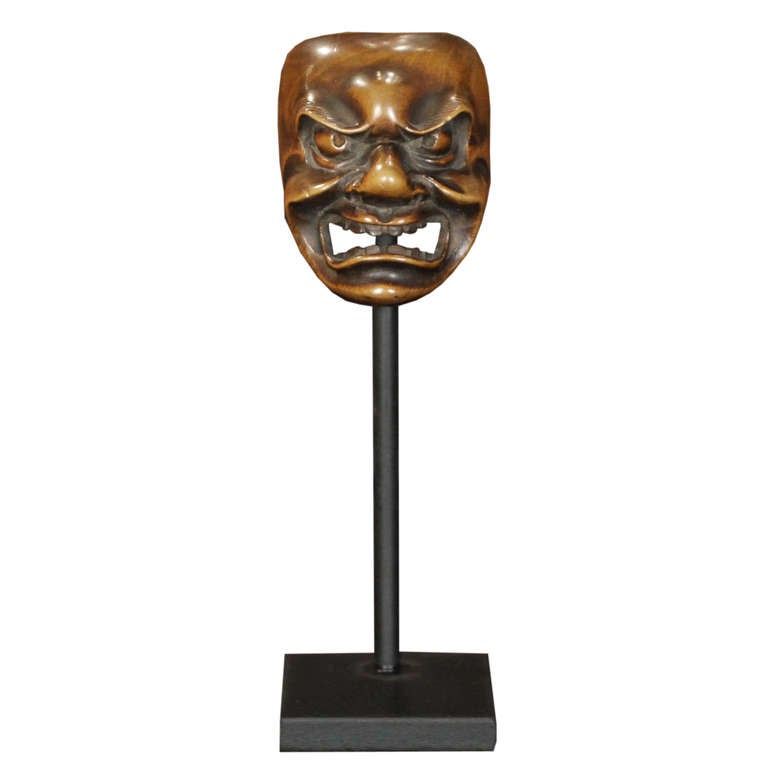 19th Century Seven Japanese Netsuke Masks