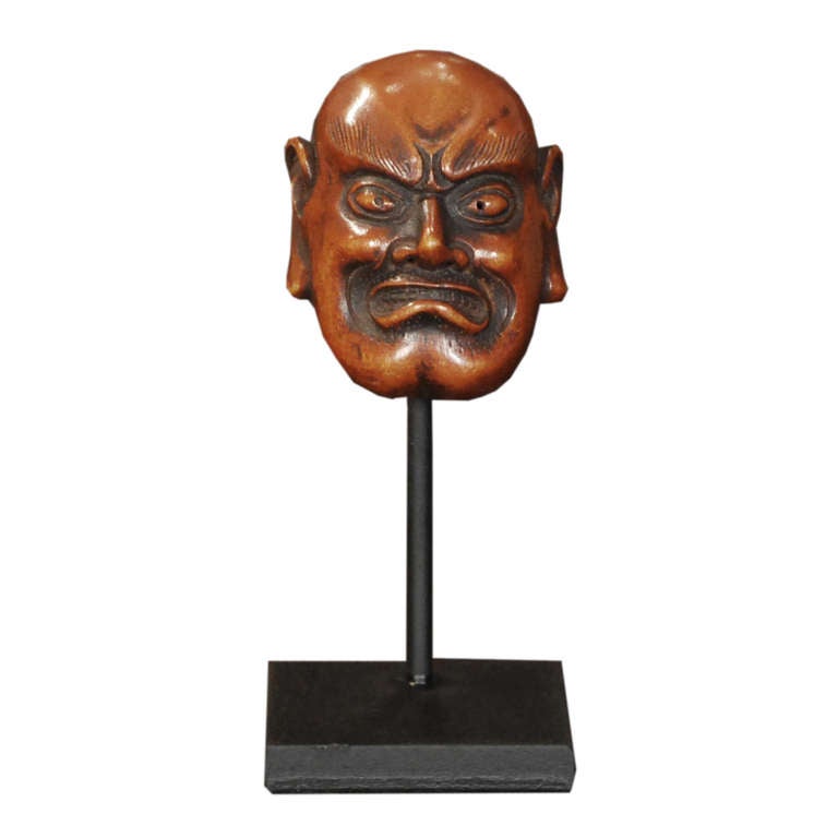 Seven Japanese Netsuke Masks 4