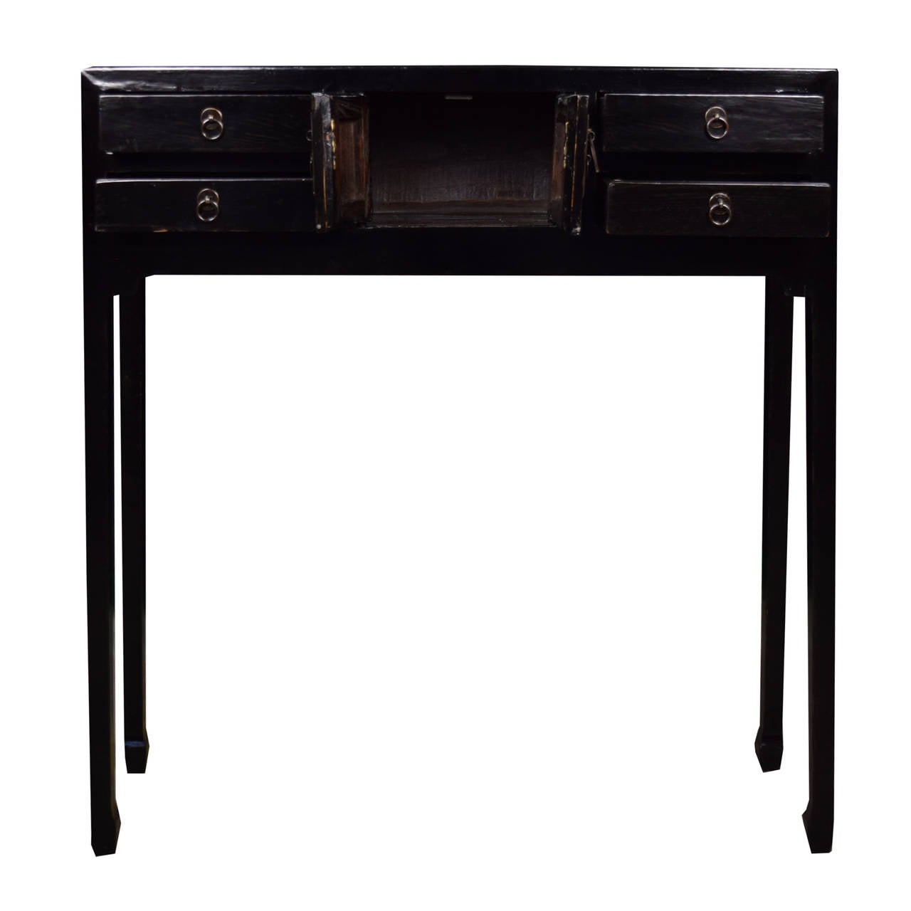 Qing Petite Chinese Two Door Four Drawer Altar Table