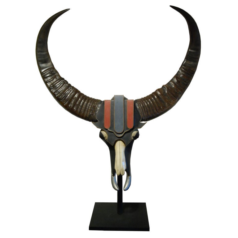 French Art Deco Water Buffalo Sculpture