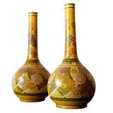 Antique Pair of Satsuma Vases