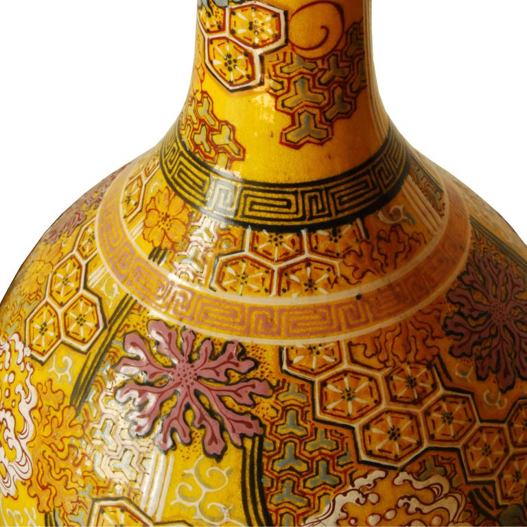 19th Century Pair of Satsuma Vases