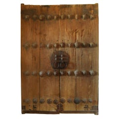 Antique Pair of Chinese Courtyard Doors