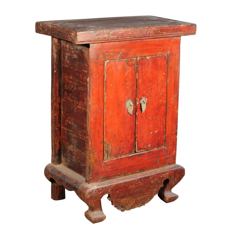 Petite Red Lacquer Chest