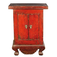 Petite Red Lacquer Chest