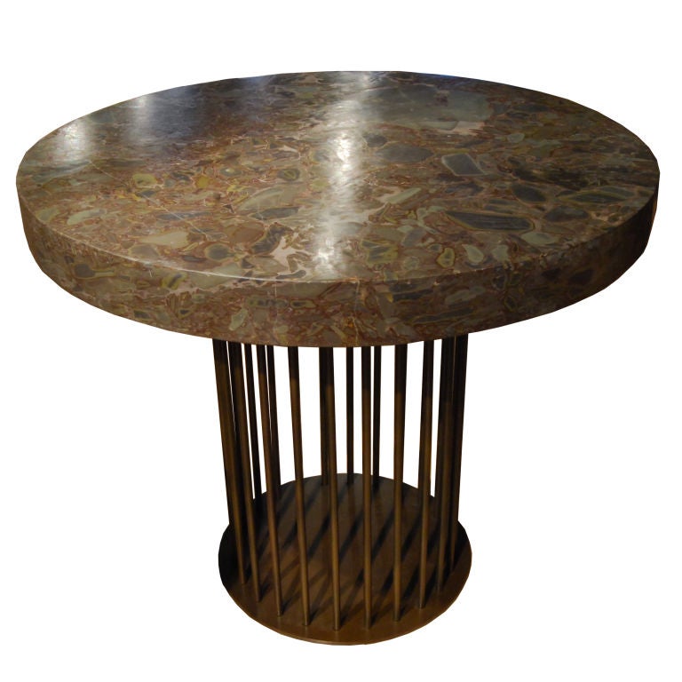 Pudding Stone Center Table