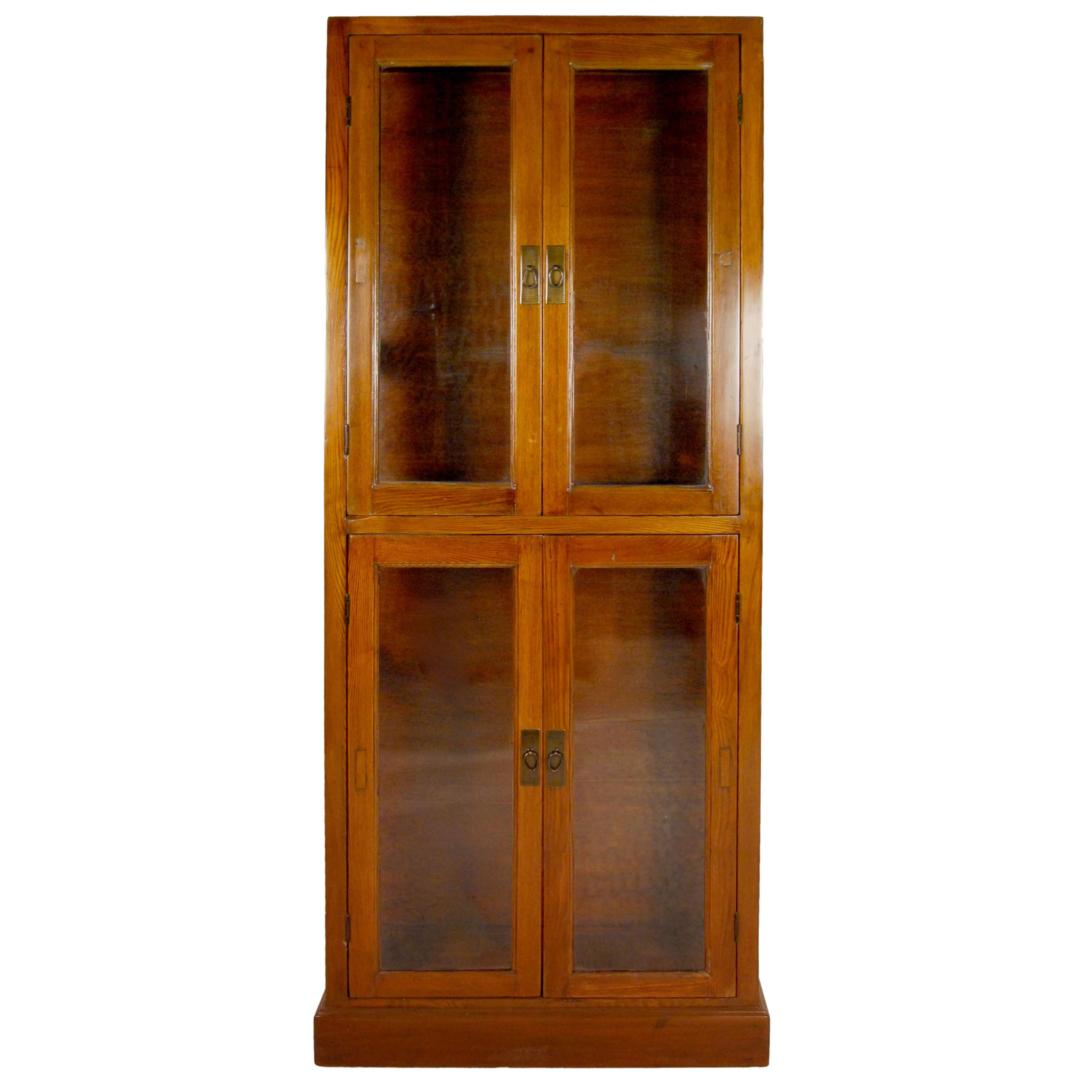 Early 20th Century Chinese Glass Front Display Cabinet