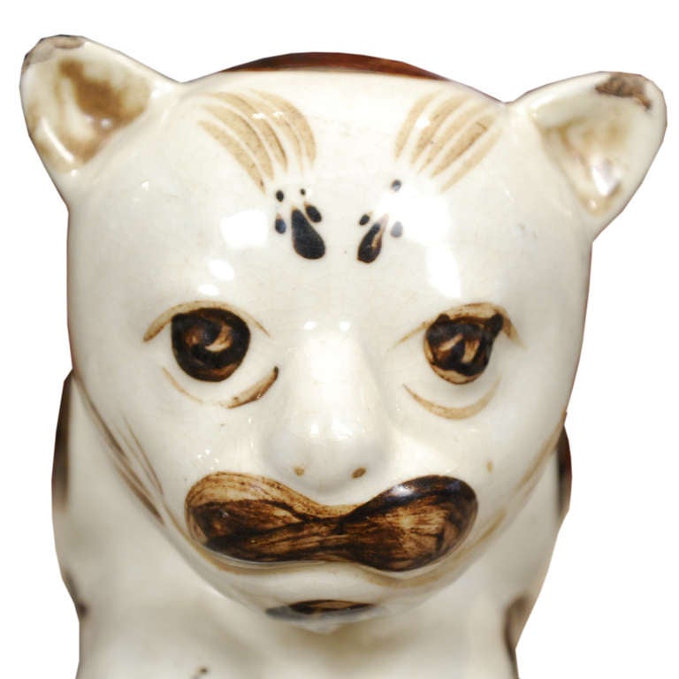 19th Century Chinese Cat Pillow 1