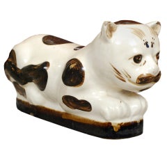 19th Century Chinese Cat Pillow