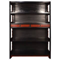 19th Century Chinese Lacquered Scholars' Shelf 11