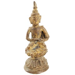19th Century Bronze Buddha