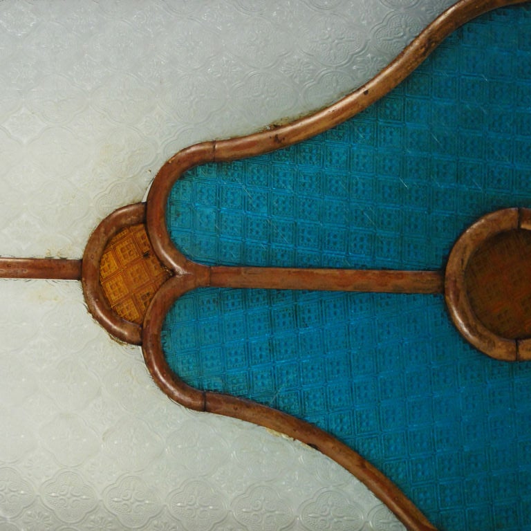 Set of Early 20th Century Chinese Glass Door Panels