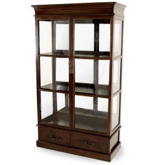 Antique Mirrored Display Cabinet