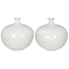 Pair of Chinese Pearl Onion Jars