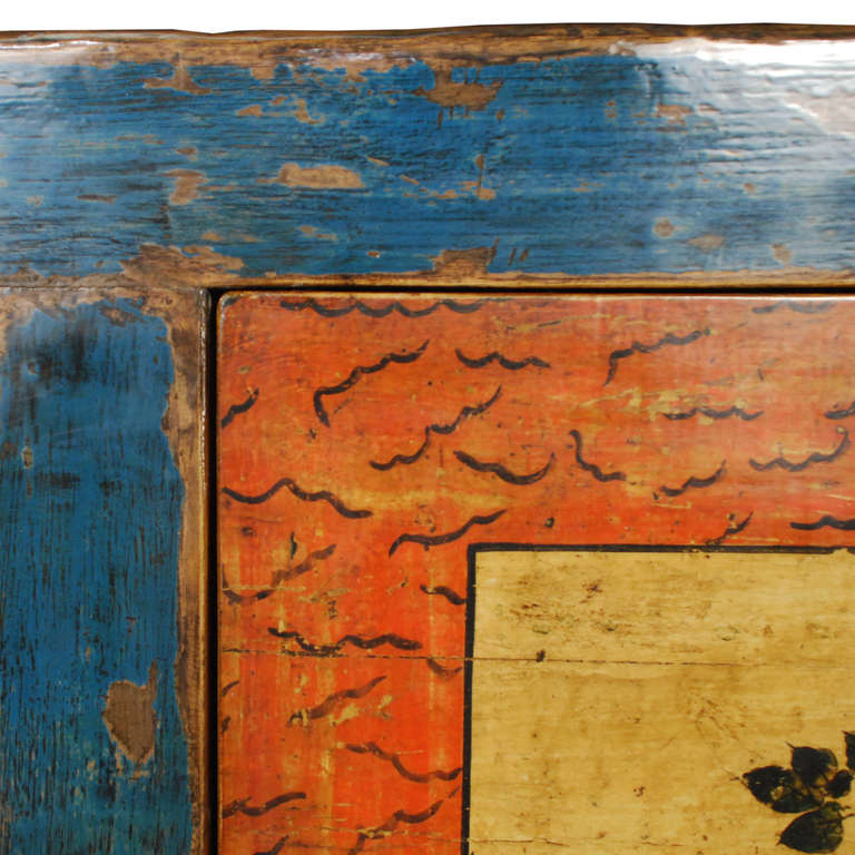 Pine Early 20th Century Painted Chest