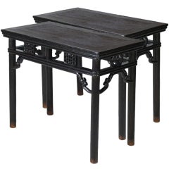 Pair of 19th Century Chinese Wine Tables 4
