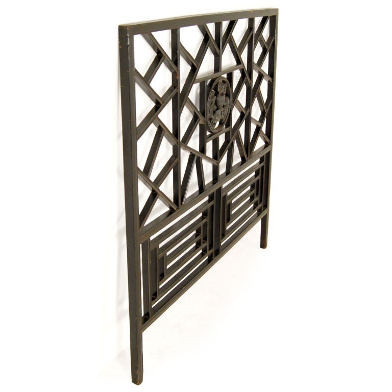 Pair of Lattice Headboards