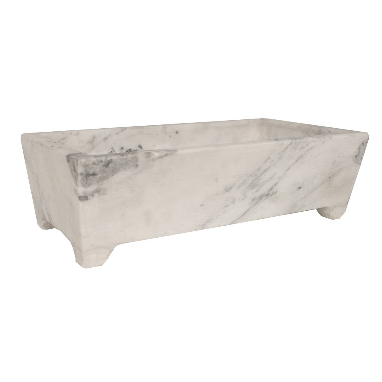 Chinese Early 20th Century Petite Marble Trough