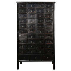 19th Century Chinese Tall Apothecary Cabinet