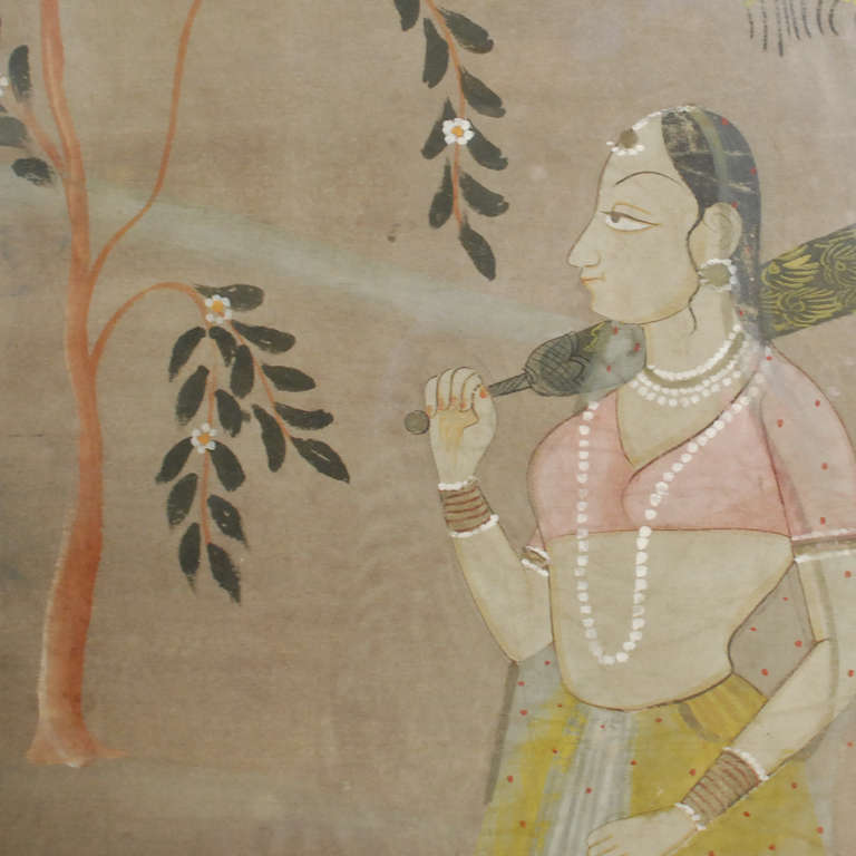 Indian Pichwai Painting In Excellent Condition In Chicago, IL