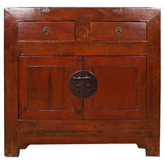 19th Century Chinese, Two-Door and Two-Drawer Chest 7