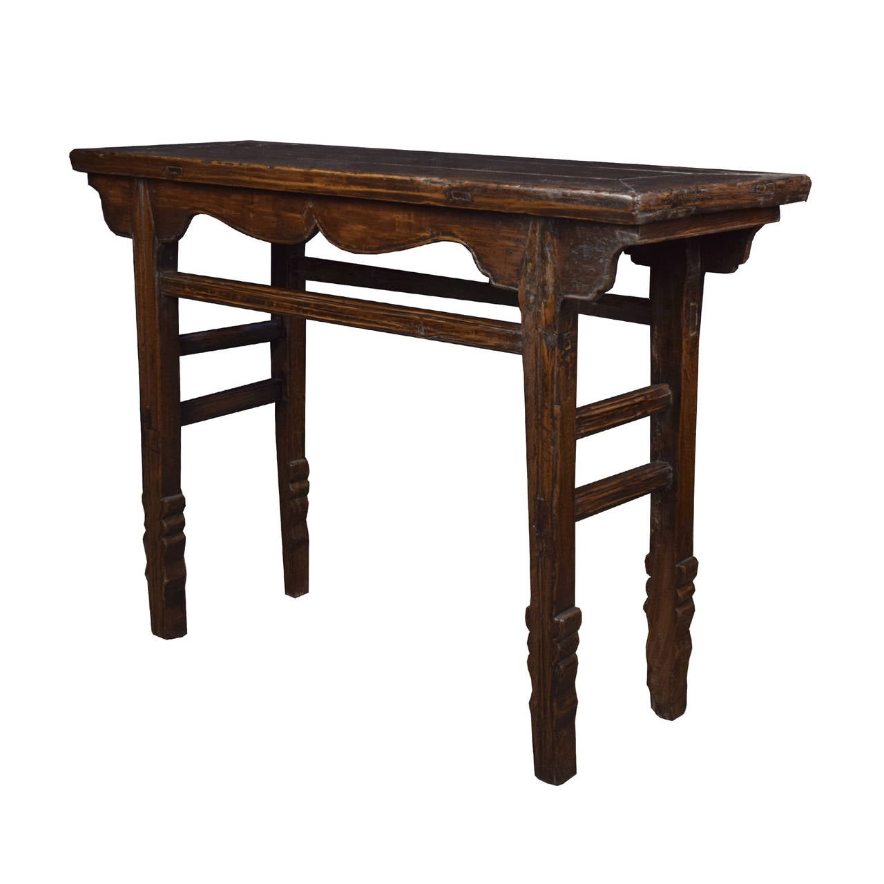 19th Century Chinese Sword Leg Altar Table