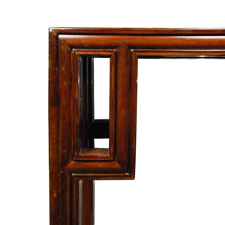 19th Century Chinese Altar Table with Square Spandrels