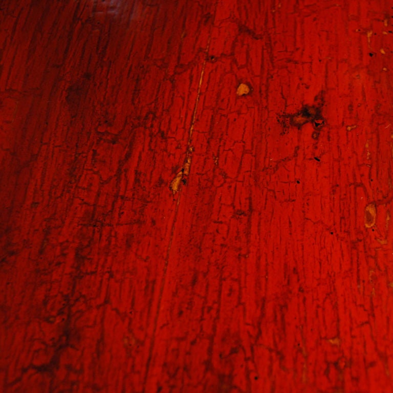 19th Century Chinese Red Lacquer Coffer 3