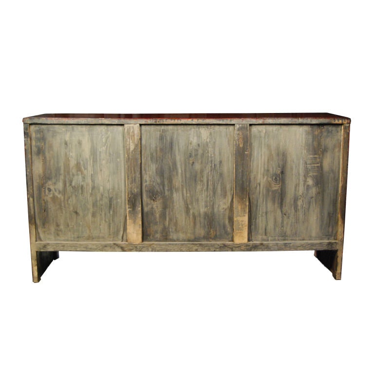 19th Century Chinese Red Lacquer Coffer 4