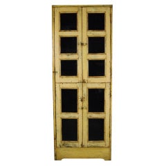 Early 20th Century Chinese Four Door Glass Front Cabinet